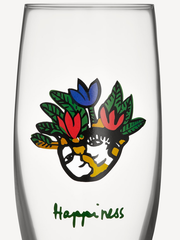Friendship Happiness beer glass 50cl