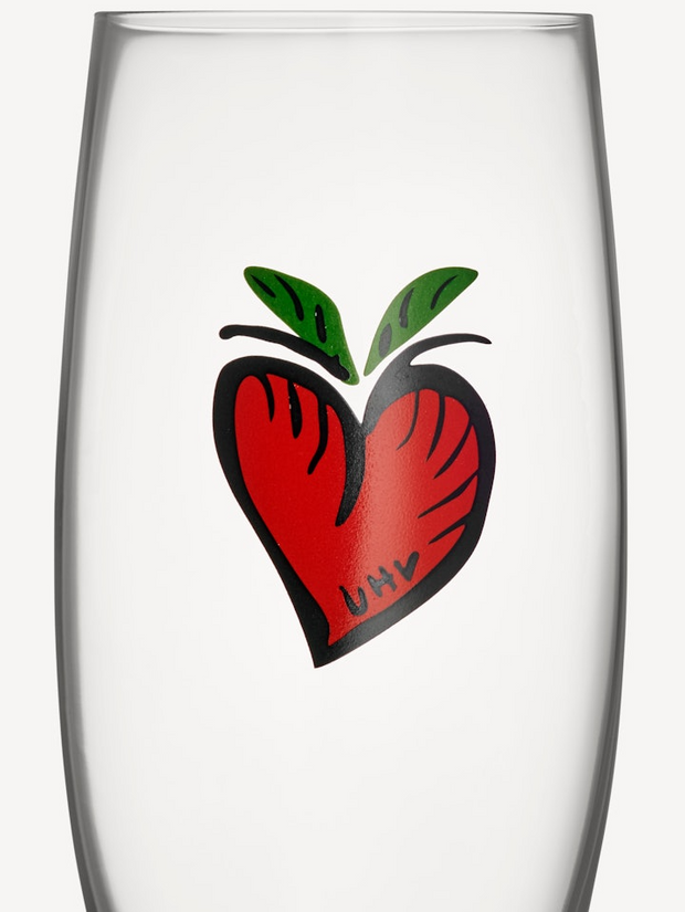 Friendship Hearts beer glass 50cl