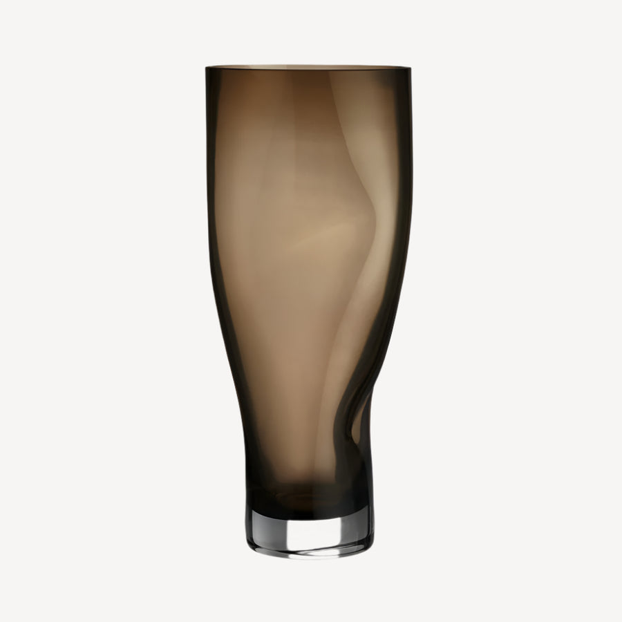Squeeze Vase Smokey Brown