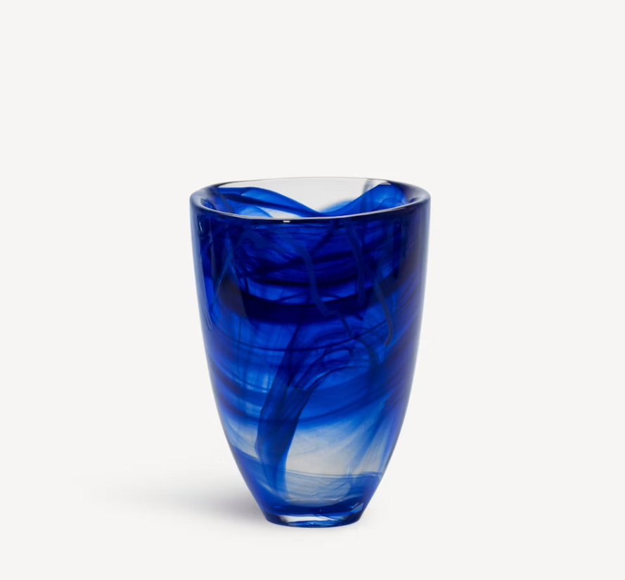 Contrast Vase Blue 200mm