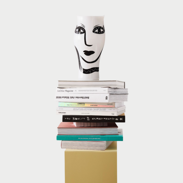 Open minds vase white 360mm